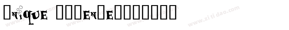 Unique Extended字体转换